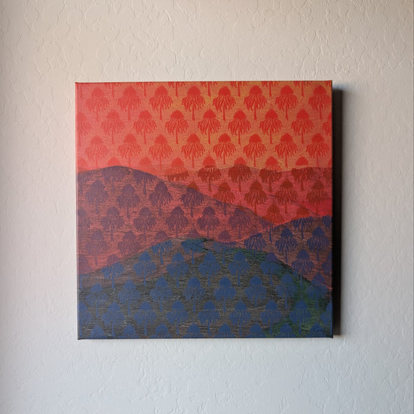 Prairie Pattern Canvas Print