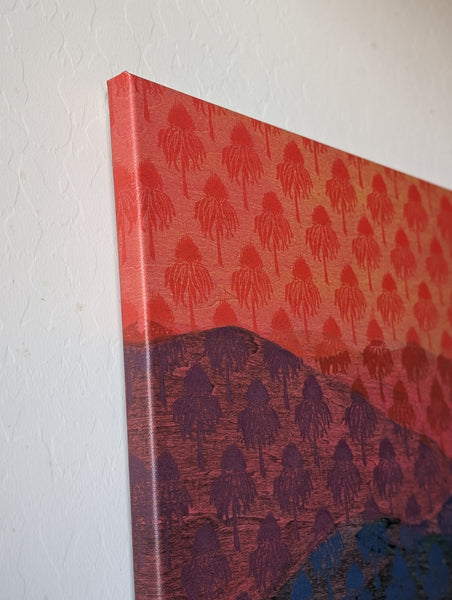 Prairie Pattern Canvas Print