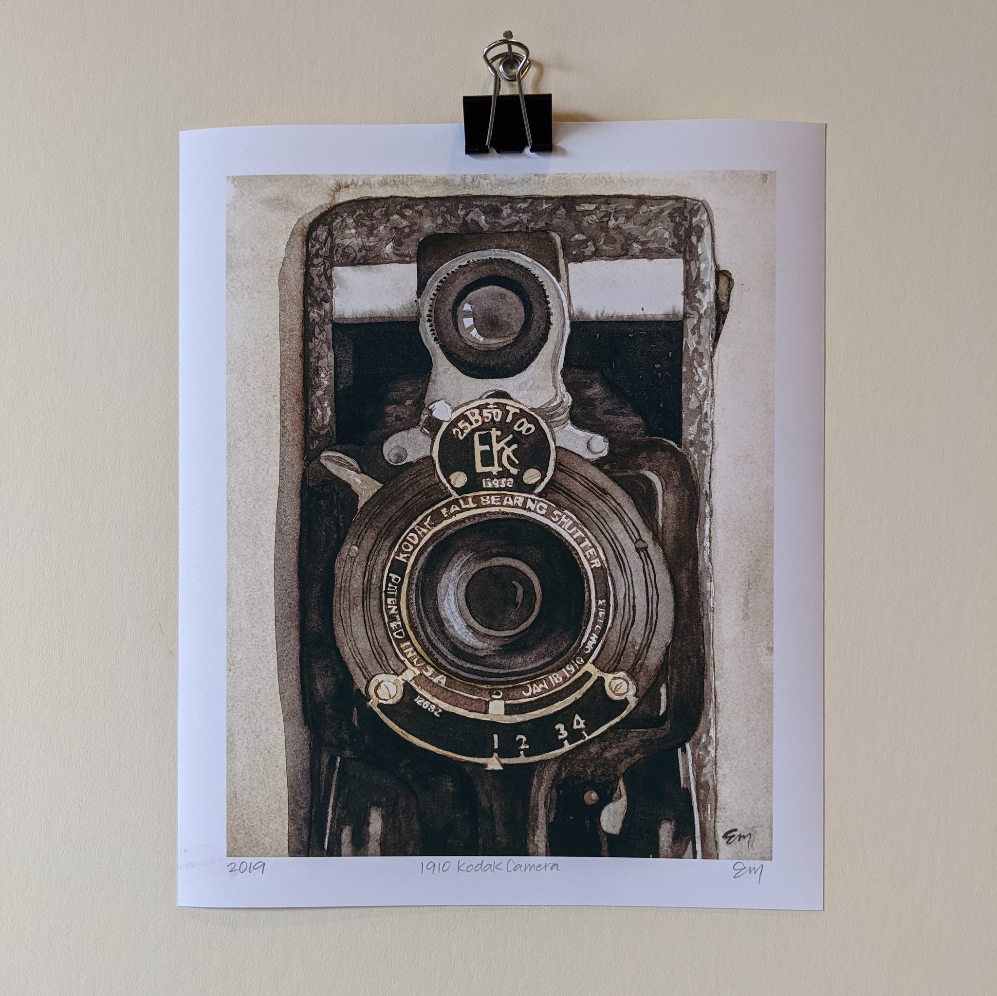 1910 Kodak Camera, 2019